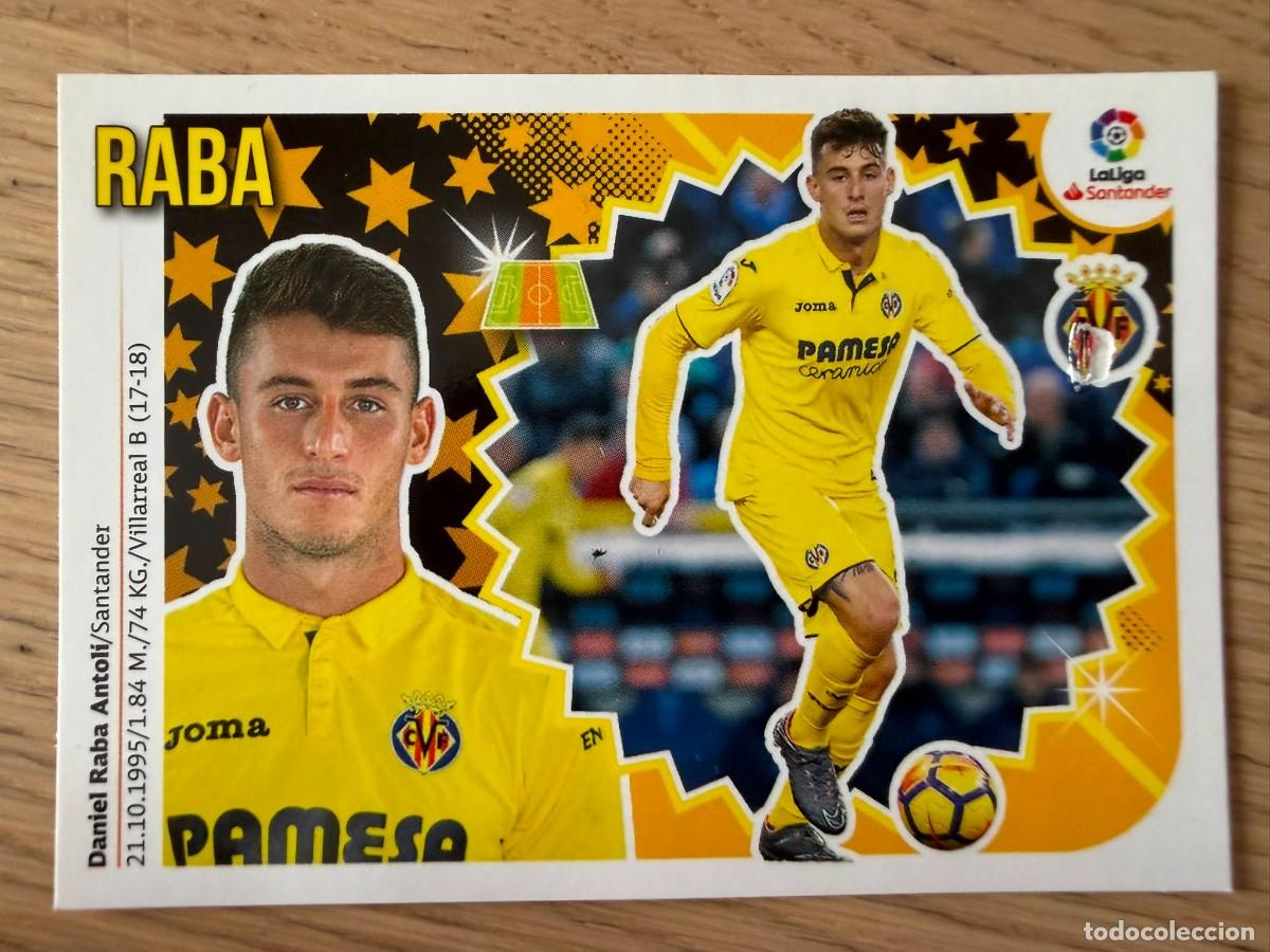 Football Stickers: 13B 13 B RABA VILLARREAL 18 19 2018 2019 LIGA SANTANDER COLECCIONES ESTE SIN PEGAR STICKER