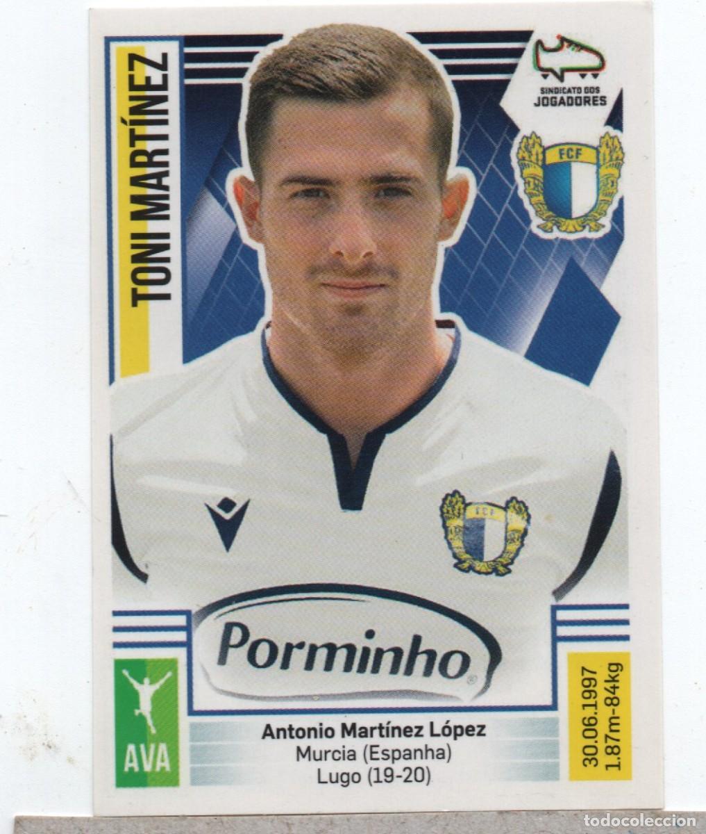 Football Stickers: PANINI PORTUGAL FOOTBALL STICKERS LIGA NOS #119 TONI MART&Iacute;NEZ, FAMALIC&Atilde;O, VERY GOOD CONDITION