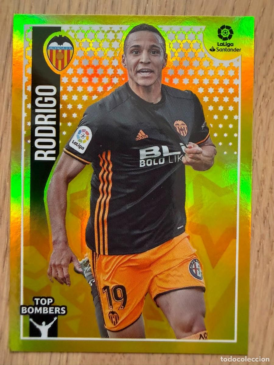 Cromos de f&uacute;tbol: 19 RODRIGO VALENCIA TOP BOMBERS 18 19 2018 2019 LIGA SANTANDER COLECCIONES ESTE SIN PEGAR STICKER