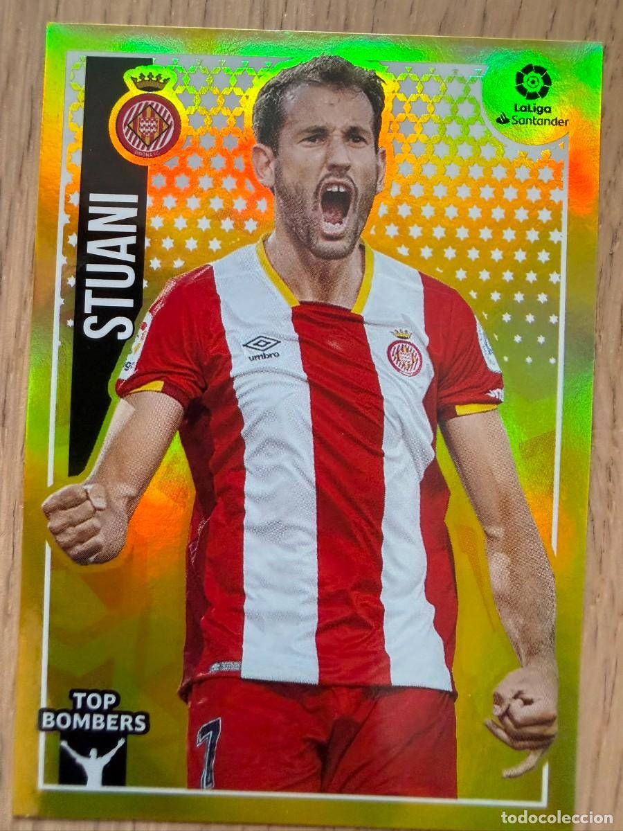 Cromos de f&uacute;tbol: 24 STUANI GIRONA TOP BOMBERS 18 19 2018 2019 LIGA SANTANDER COLECCIONES ESTE SIN PEGAR STICKER
