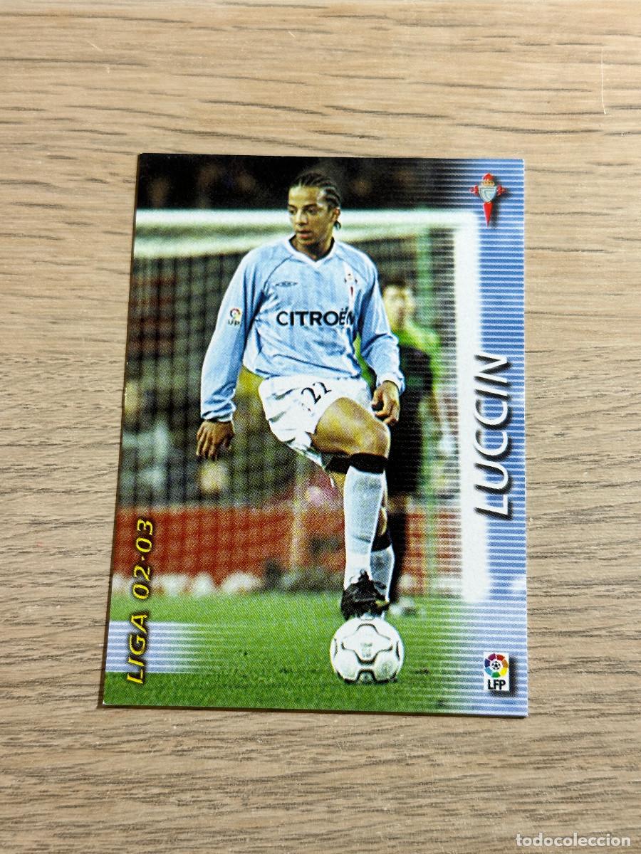 Cromos de Futebol: LUCCIN n&ordm; 101 CELTA MEGAFICHAS 2002 2003 MEGACRACKS PANINI 02 03