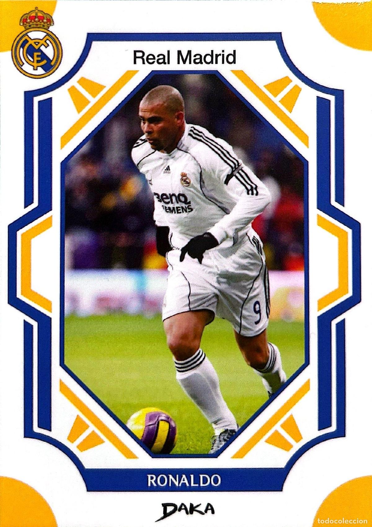 Cromos de Futebol: Cromo Ronaldo Nazario Real Madrid C.F. Daka Top Audience 2025-2026
