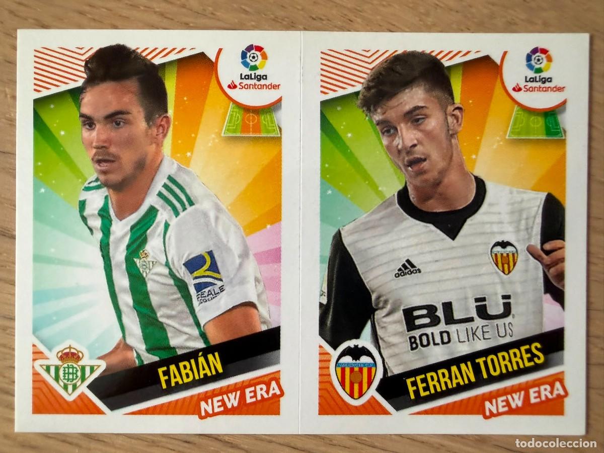 Fu&szlig;ball-Sticker: 5 NEW ERA FABIAN BETIS FERRAN VALENCIA 18 19 2018 2019 LIGA SANTANDER COLECCIONES ESTE SIN PEGAR