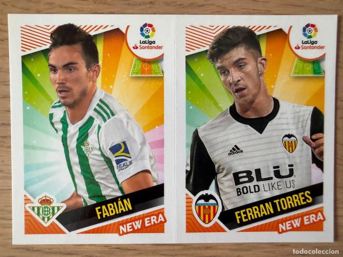 Fu&szlig;ball-Sticker: 5 NEW ERA FABIAN BETIS FERRAN VALENCIA 18 19 2018 2019 LIGA SANTANDER COLECCIONES ESTE SIN PEGAR