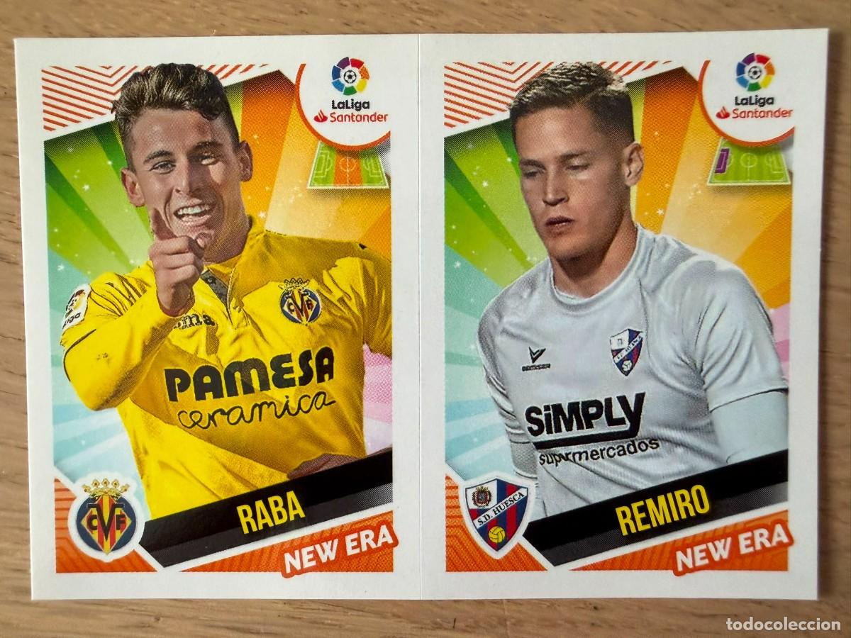 Cromos de f&uacute;tbol: 13 NEW ERA RABA VILLARREAL REMIRO HUESCA 18 19 2018 2019 LIGA SANTANDER COLECCIONES ESTE SIN PEGAR