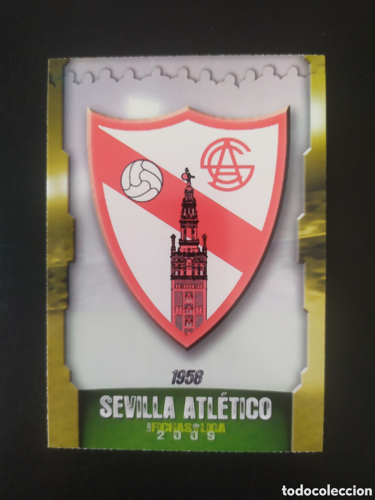 Cromos de f&uacute;tbol: Mundicromo fichas Liga 2008 2009 08 09 escudo n&deg; 558 Sevilla Atl&eacute;tico