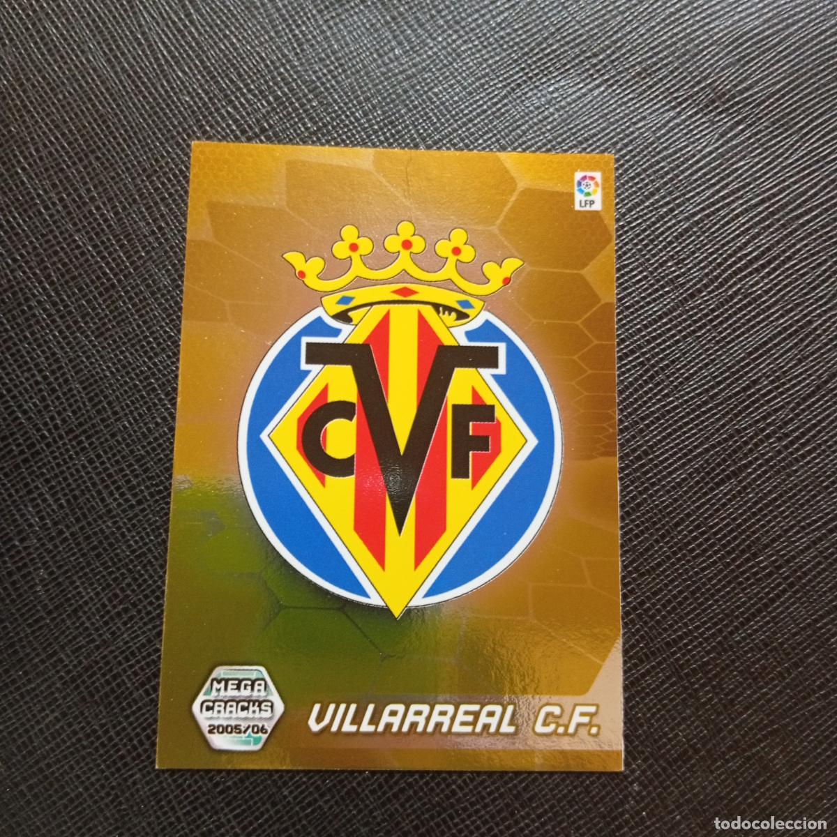 Cromos de f&uacute;tbol: 325 ESCUDO VILLARREAL PANINI MEGACRACKS 05 06 CROMO FUTBOL 2005 2006 - A213 PG343
