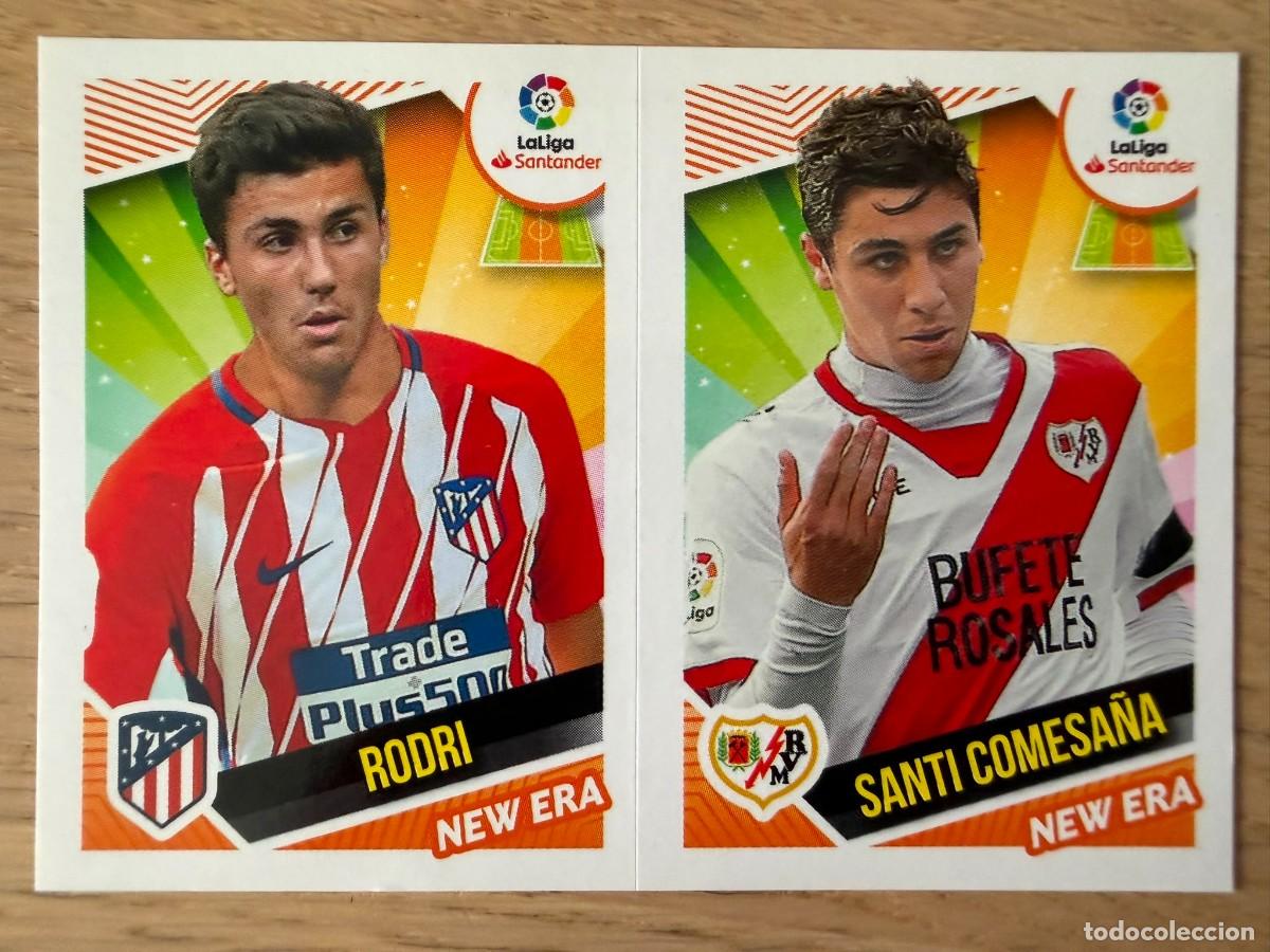 Cromos de f&uacute;tbol: 14 NEW ERA RODRI ATLETICO COMESA&Ntilde;A RAYO 18 19 2018 2019 LIGA SANTANDER COLECCIONES ESTE SIN PEGAR
