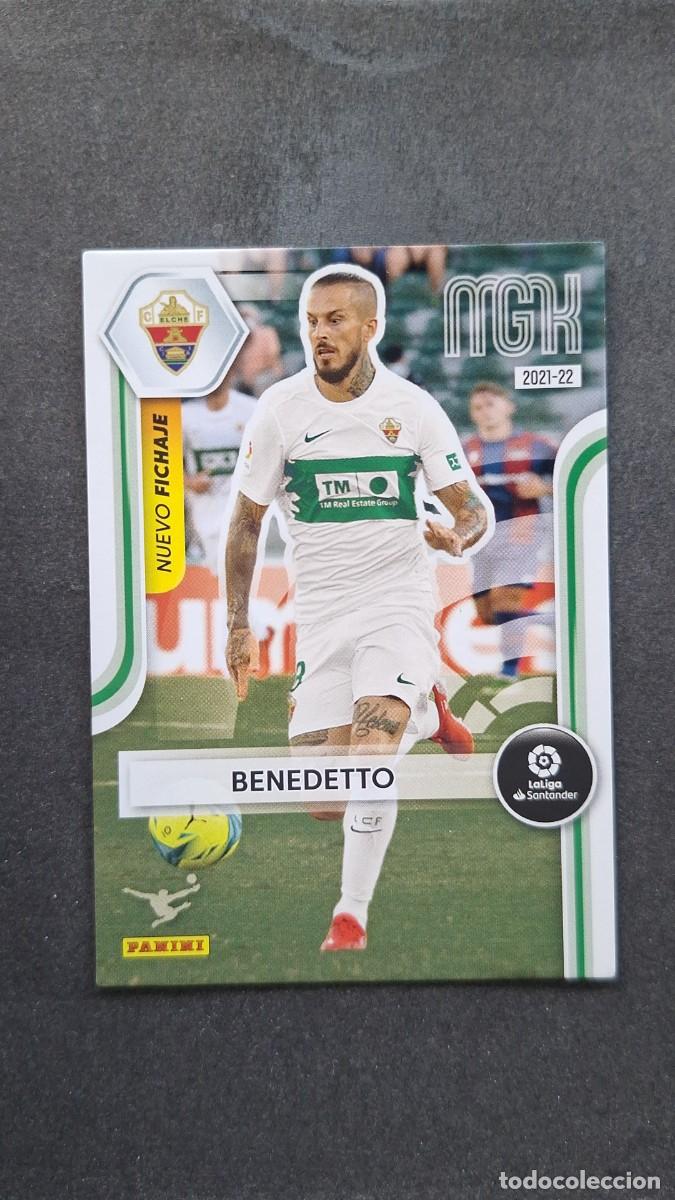 Cromos de f&uacute;tbol: L1 BENEDETTO ELCHE C. F. NUEVO FICHAJE 473 PANINI MEGACRACKS 2021 2022 21 22
