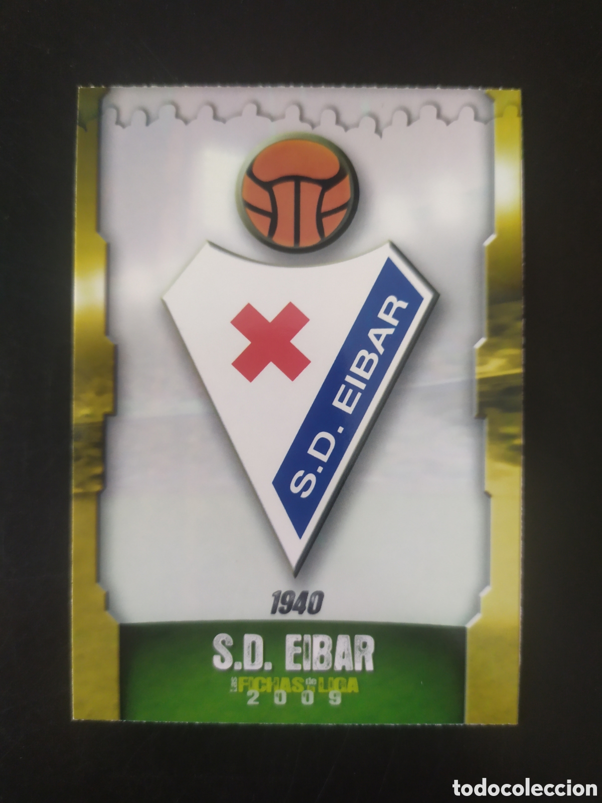 Football Stickers: Mundicromo fichas Liga 2008 2009 08 09 escudo n&deg; 562 Eibar