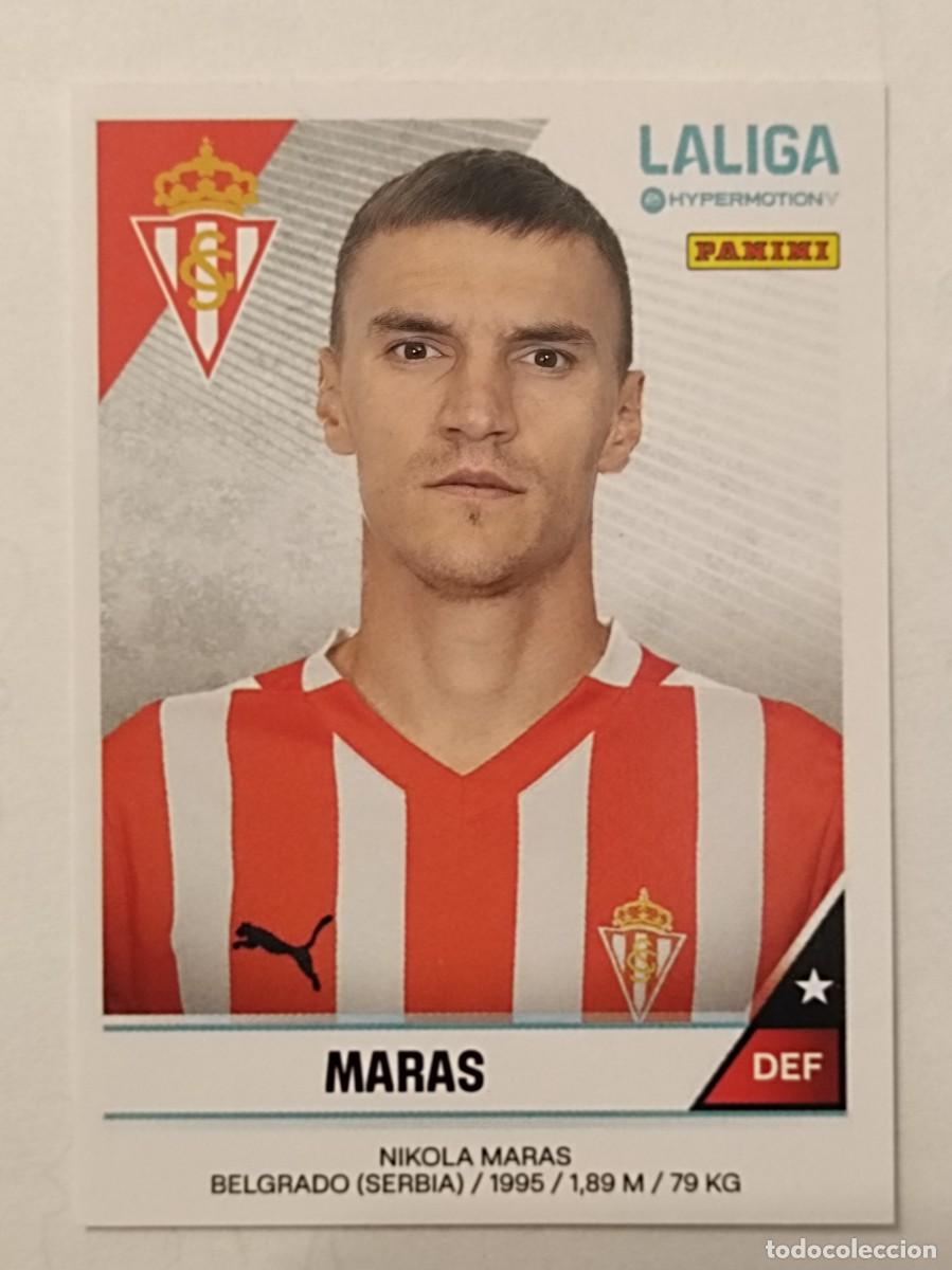 Football Stickers: #370A MARAS (SPORTING GIJON) LIGA HYPERMOTION 24/25 PANINI
