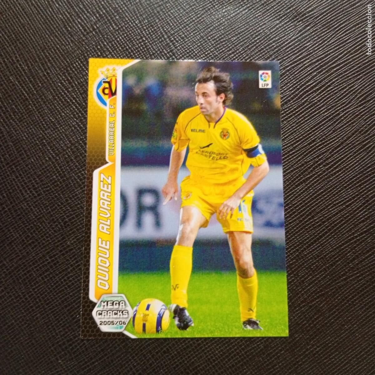 Cromos de f&uacute;tbol: 329 QUIQUE ALVAREZ VILLARREAL PANINI MEGACRACKS 05 06 CROMO FUTBOL 2005 2006 - A213 PG352