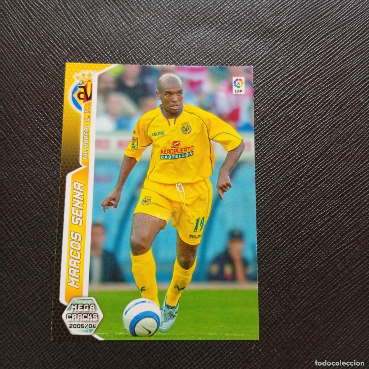 Cromos de f&uacute;tbol: 334 MARCO SENNA VILLARREAL PANINI MEGACRACKS 05 06 CROMO FUTBOL 2005 2006 - A213 PG352