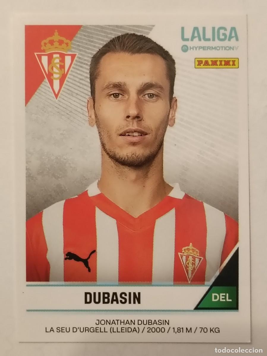Cromos de f&uacute;tbol: #379 DUBASIN (SPORTING GIJON) LIGA HYPERMOTION 24/25 PANINI