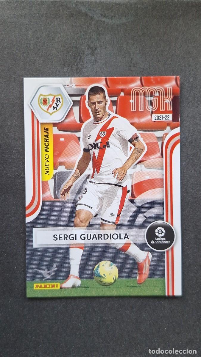 Cromos de f&uacute;tbol: L1 SERGI GUARDIOLA RAYO VALLECANO NUEVO FICHAJE 488 PANINI MEGACRACKS 2021 2022 21 22