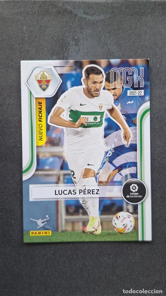 Cromos de f&uacute;tbol: L1 LUCAS PEREZ ELCHE C. F. NUEVO FICHAJE 490 PANINI MEGACRACKS 2021 2022 21 22