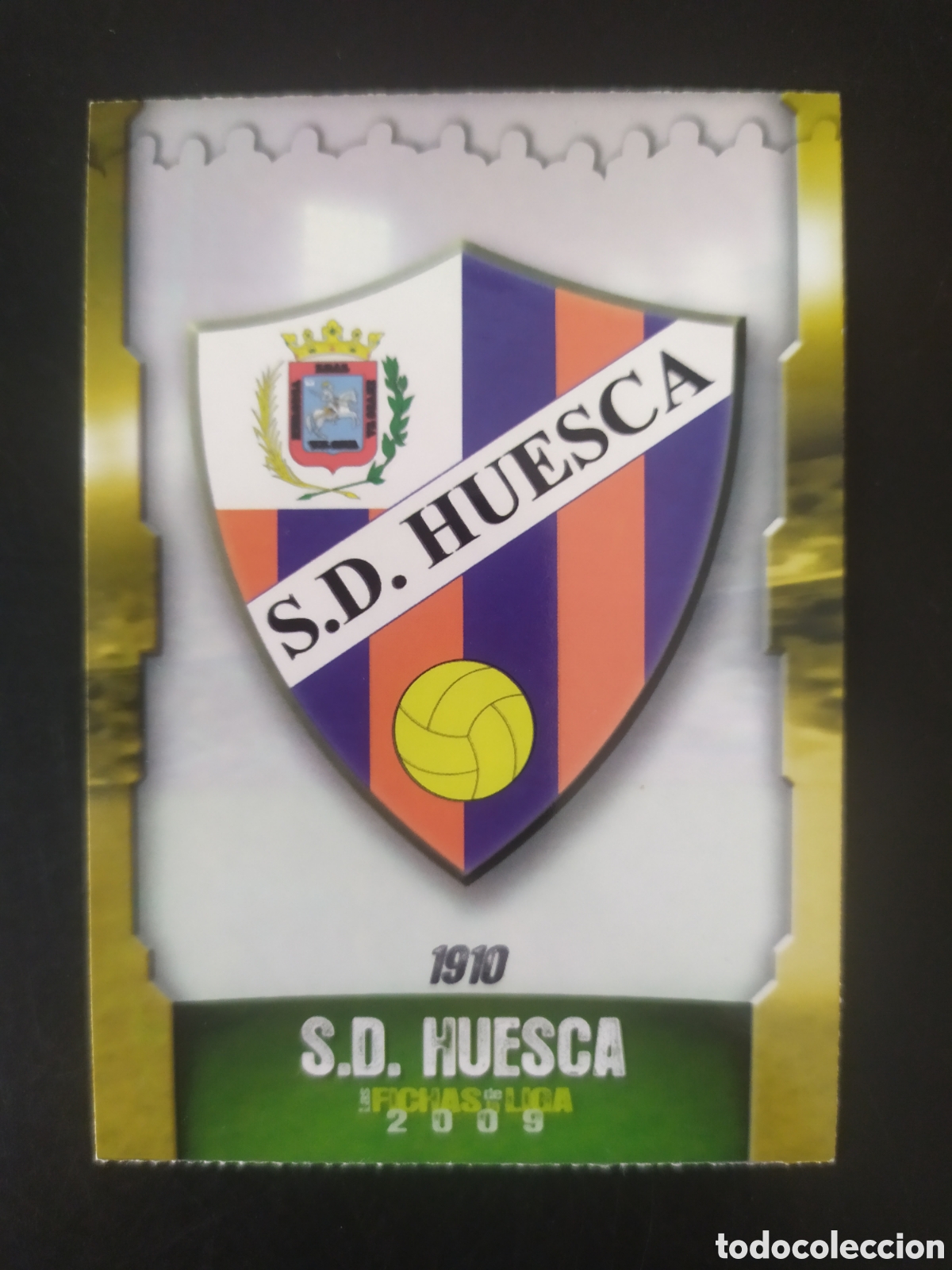 Cromos de f&uacute;tbol: Mundicromo fichas Liga 2008 2009 08 09 escudo n&deg; 571 Huesca