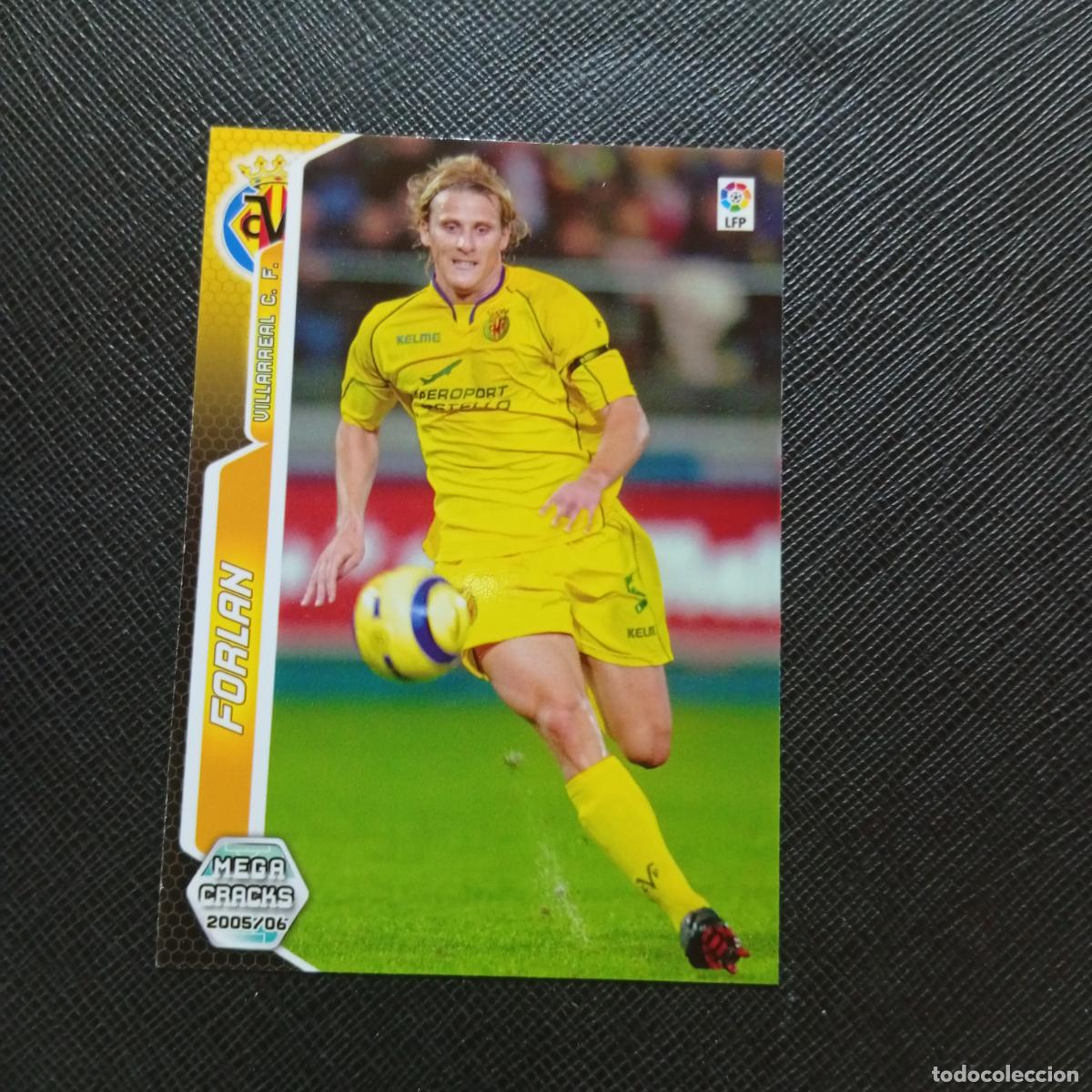Cromos de f&uacute;tbol: 341 FORLAN VILLARREAL PANINI MEGACRACKS 05 06 CROMO FUTBOL 2005 2006 - A213 PG361