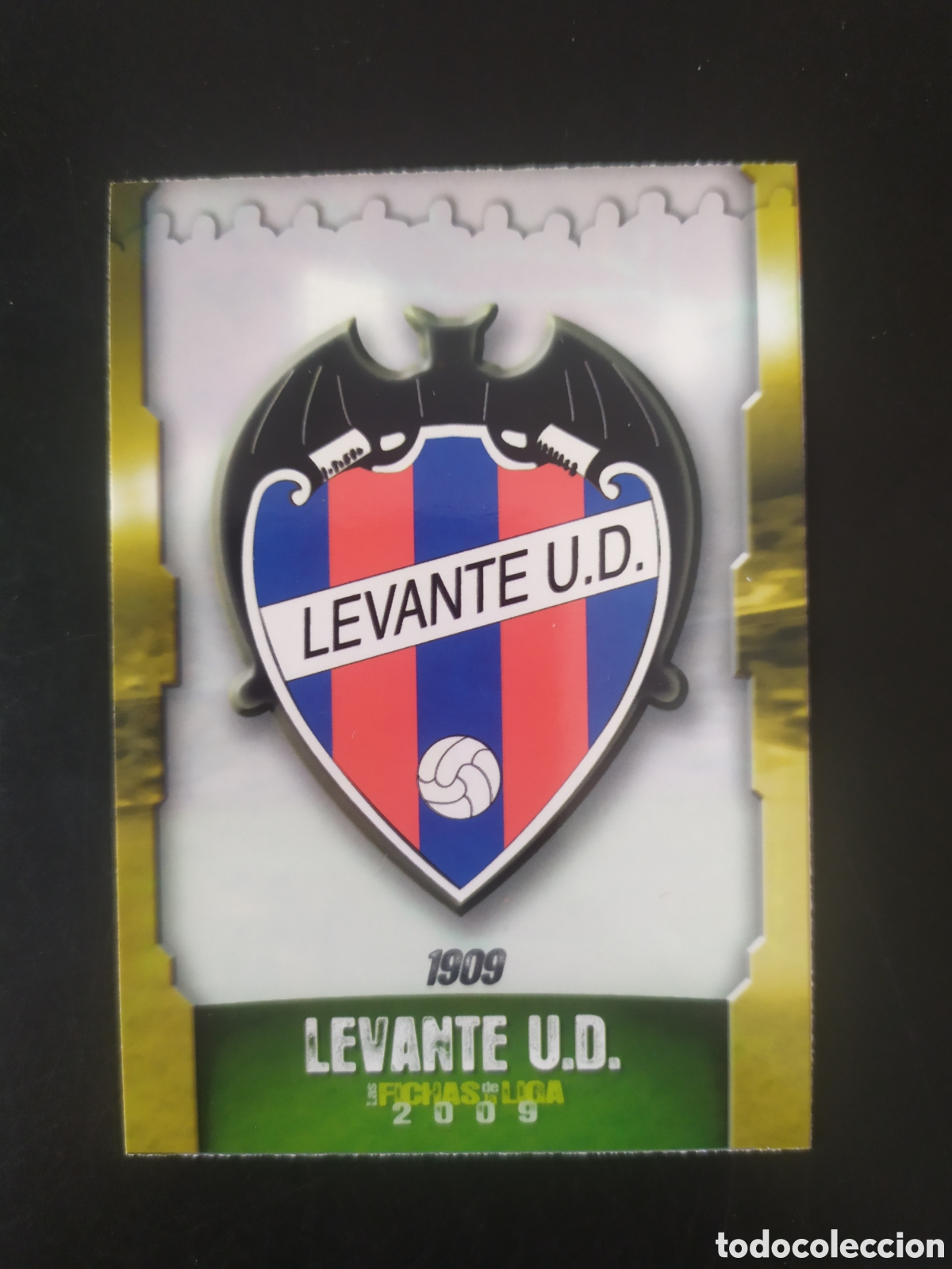 Cromos de f&uacute;tbol: Mundicromo fichas Liga 2008 2009 08 09 escudo n&deg; 552 Levante