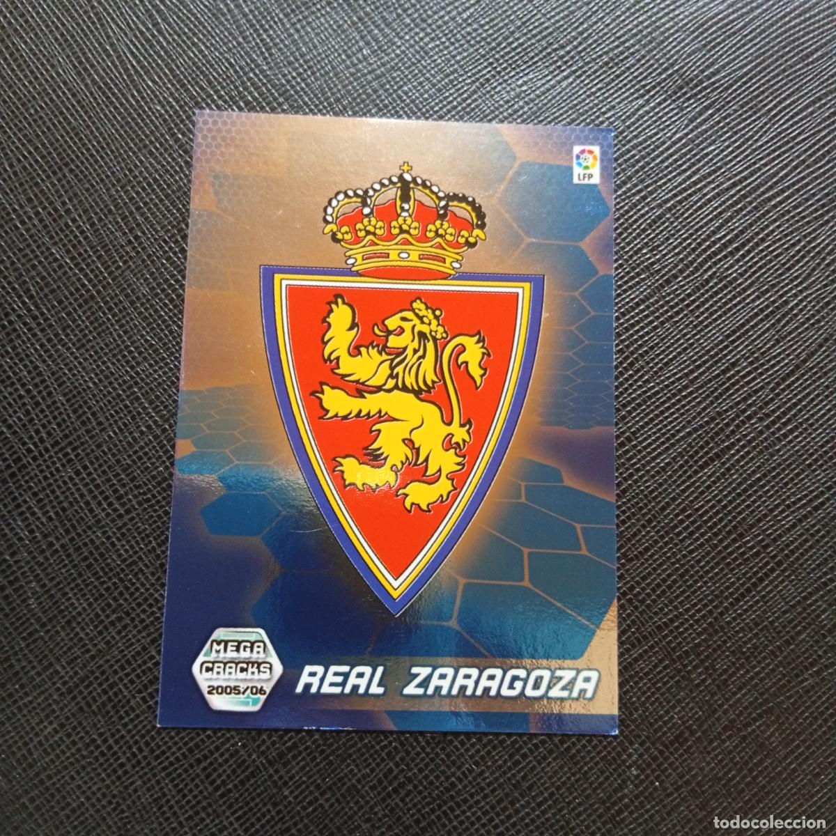 Cromos de f&uacute;tbol: 343 ESCUDO ZARAGOZA PANINI MEGACRACKS 05 06 CROMO FUTBOL 2005 2006 - A213 PG361