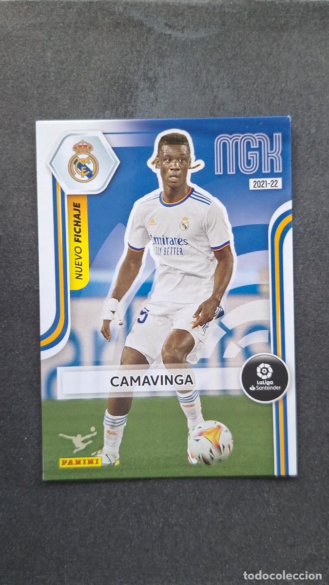 Cromos de f&uacute;tbol: L1 CAMAVINGA REAL MADRID NUEVO FICHAJE 494 PANINI MEGACRACKS 2021 2022 21 22