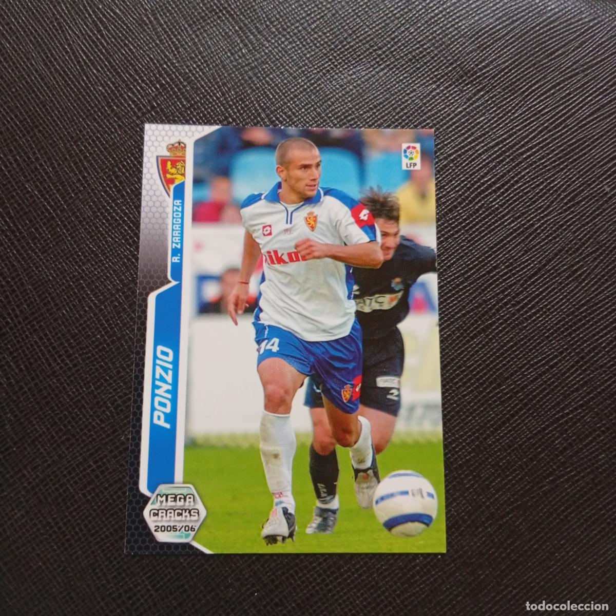 Cromos de f&uacute;tbol: 345 PONZIO ZARAGOZA PANINI MEGACRACKS 05 06 CROMO FUTBOL 2005 2006 - A213 PG361