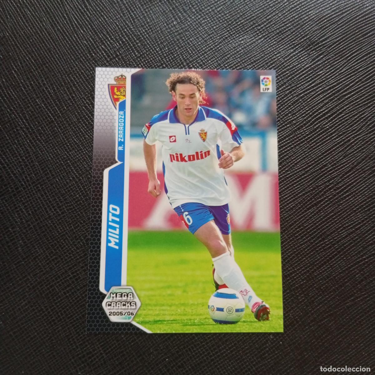 Cromos de f&uacute;tbol: 347 MILITO ZARAGOZA PANINI MEGACRACKS 05 06 CROMO FUTBOL 2005 2006 - A213 PG370