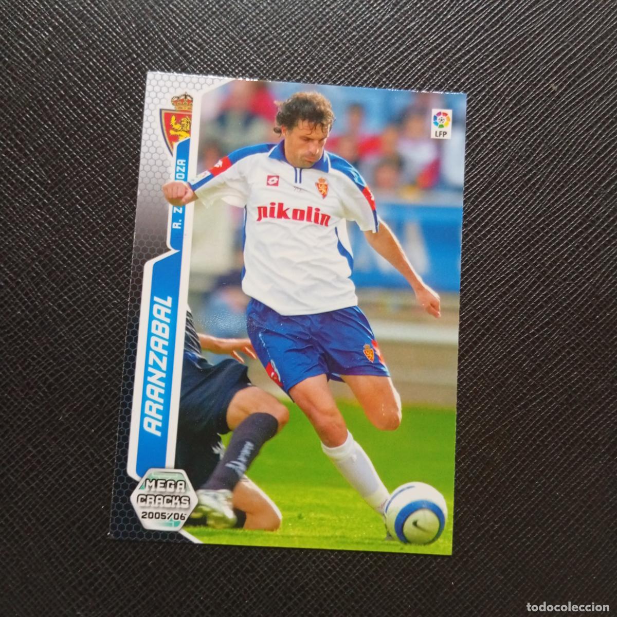 Cromos de f&uacute;tbol: 350 ARANZABAL ZARAGOZA PANINI MEGACRACKS 05 06 CROMO FUTBOL 2005 2006 - A213 PG370