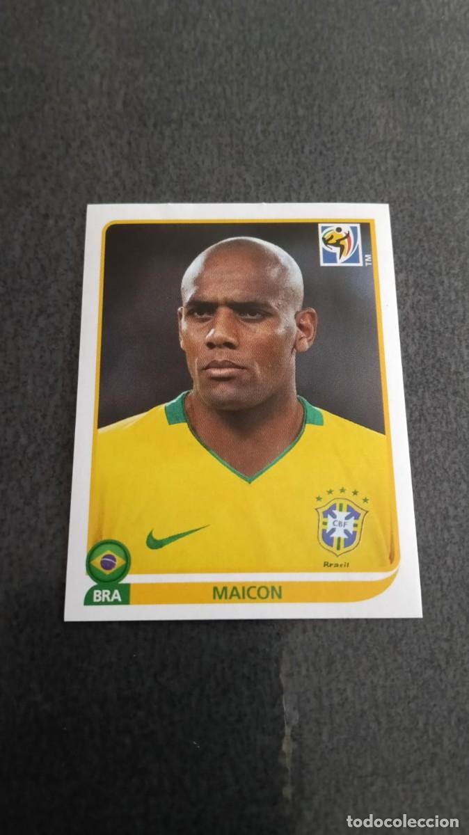 Cromos de f&uacute;tbol: Mundial Fifa Sudafrica 2010 Panini 492 Maicon Brasil