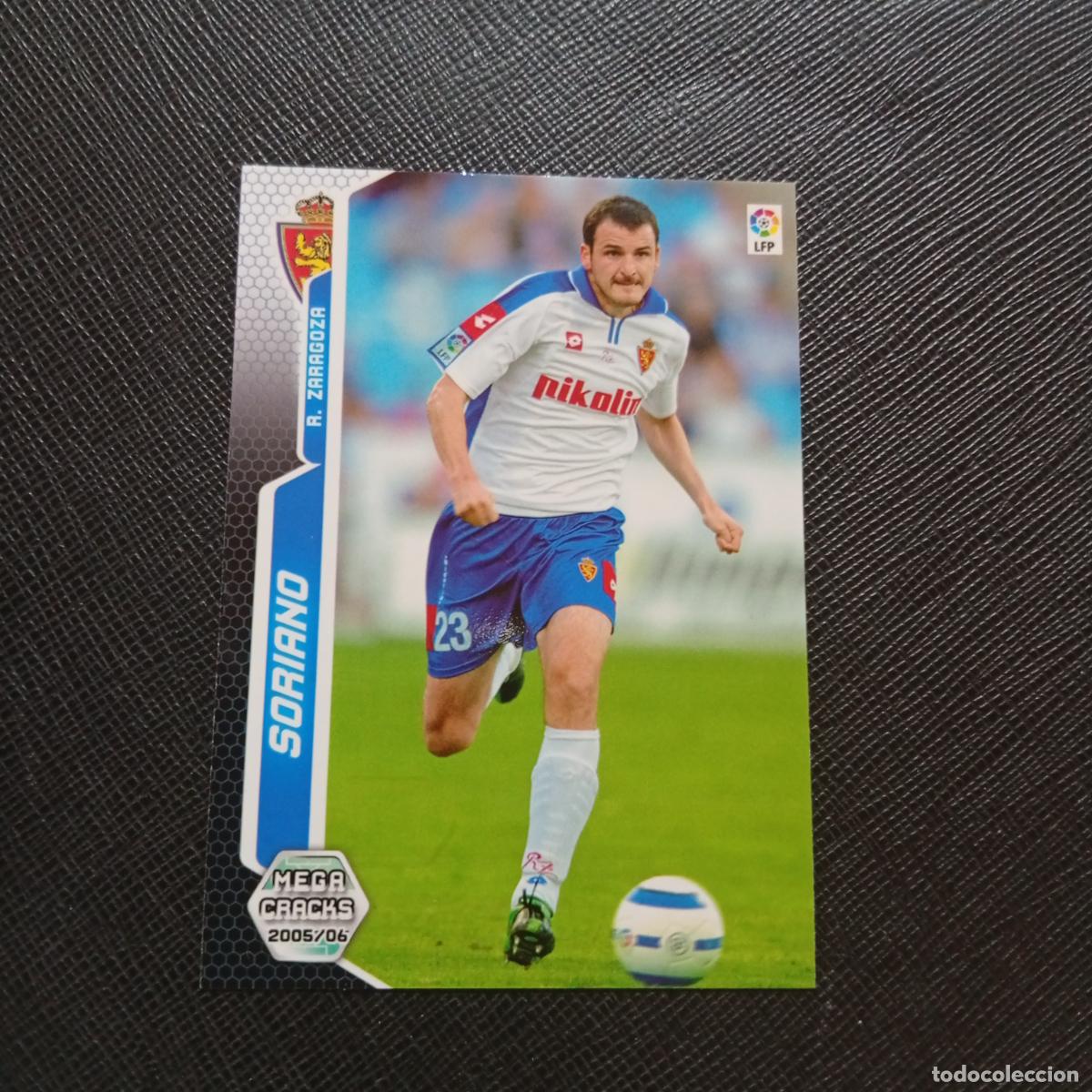 Cromos de f&uacute;tbol: 354 SORIANO ZARAGOZA PANINI MEGACRACKS 05 06 CROMO FUTBOL 2005 2006 - A213 PG370