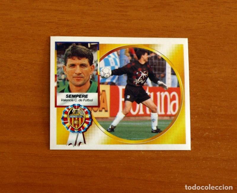 Cromos de f&uacute;tbol: Valencia - Sempere - Ediciones Este Liga 1994-1995, 94-95 - Nunca pegado