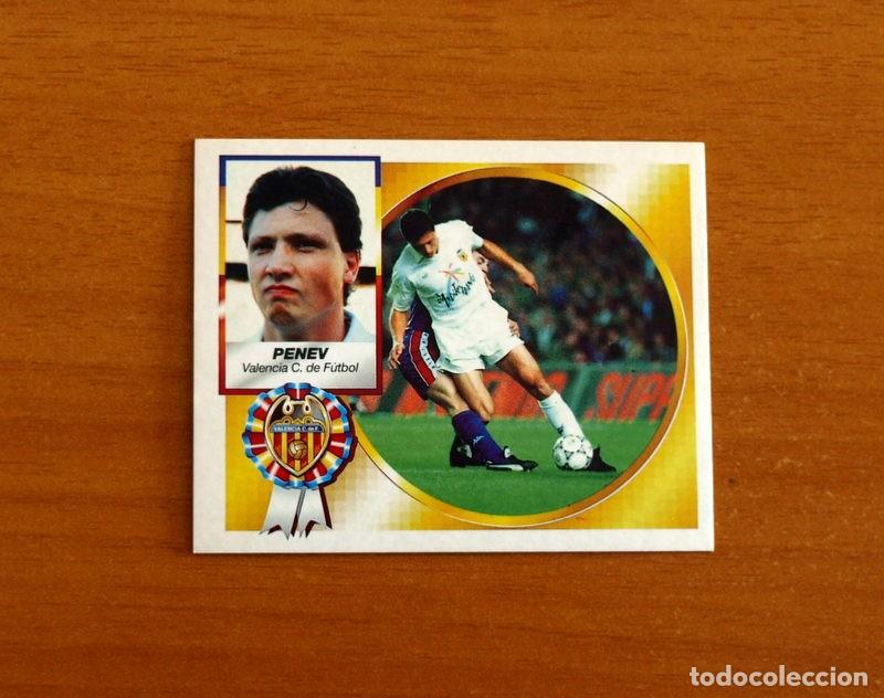 Cromos de f&uacute;tbol: Valencia - Penev - Ediciones Este Liga 1994-1995, 94-95 - Nunca pegado