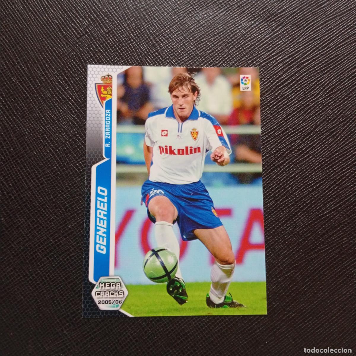 Football Stickers: 355 GENERELO ZARAGOZA PANINI MEGACRACKS 05 06 CROMO FUTBOL 2005 2006 - A213 PG379