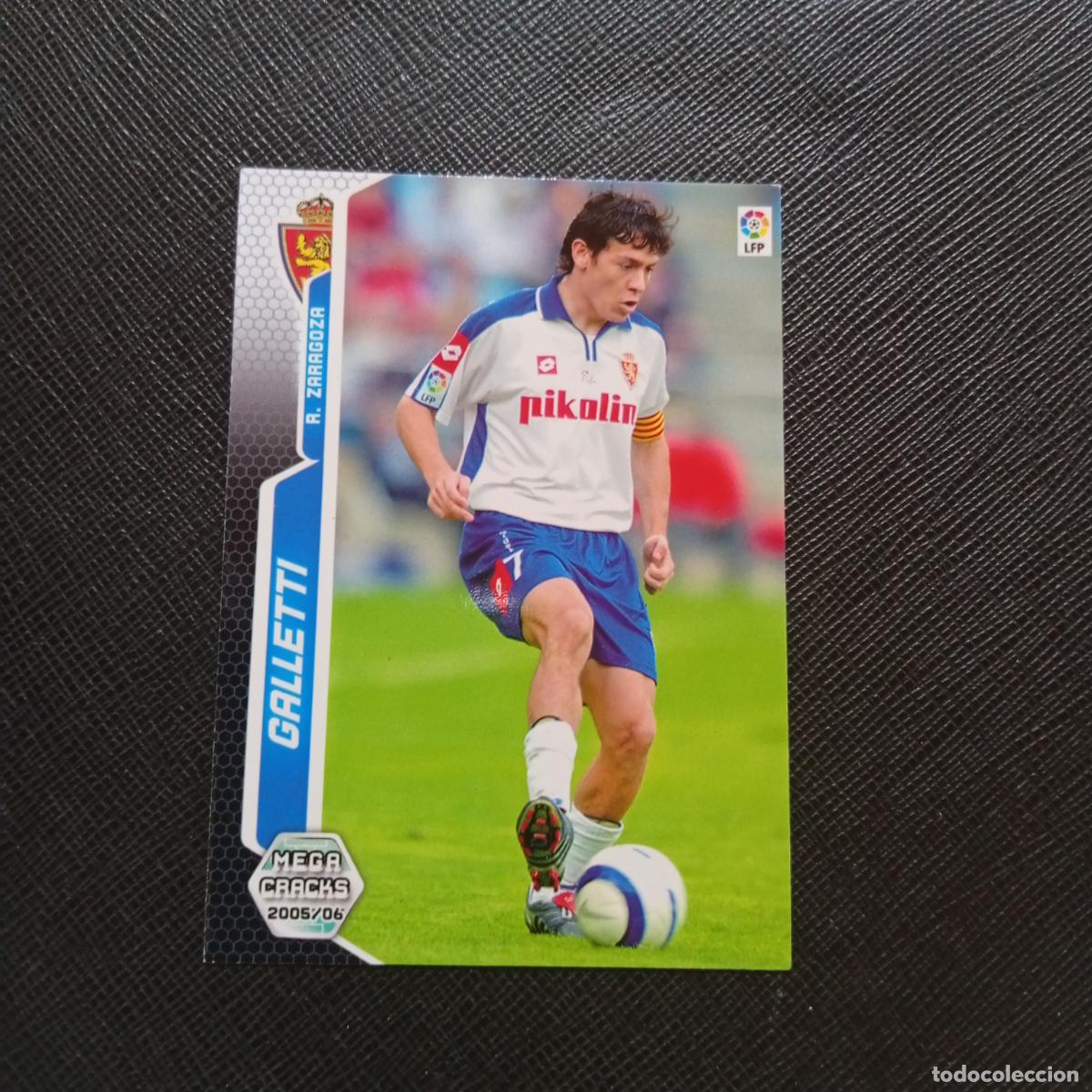 Football Stickers: 358 GALLETTI ZARAGOZA PANINI MEGACRACKS 05 06 CROMO FUTBOL 2005 2006 - A213 PG379