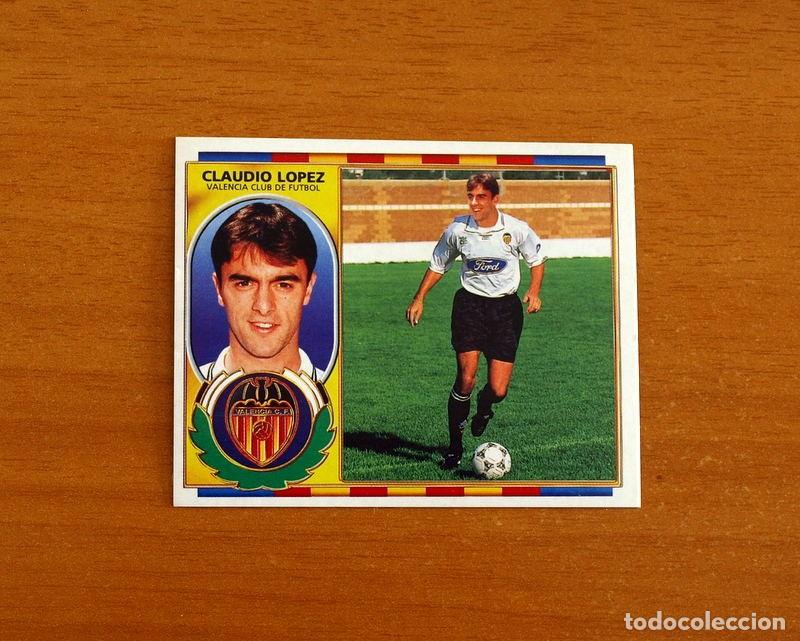 Fu&szlig;ball-Sticker: Valencia - Claudio L&oacute;pez - Ediciones Este Liga 1996-1997, 96-97 - Nunca Pegado