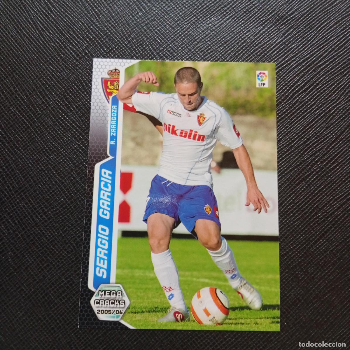 Fu&szlig;ball-Sticker: 360 SERGIO GARCIA ZARAGOZA PANINI MEGACRACKS 05 06 CROMO FUTBOL 2005 2006 - A213 PG379