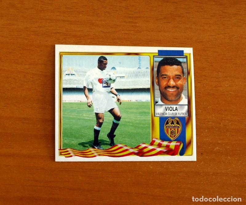 Fu&szlig;ball-Sticker: Valencia - Viola - Ediciones Este Liga 1995-1996, 95-96 - Nunca pegado