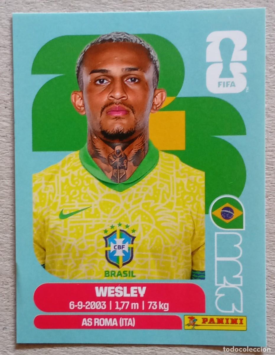 Cromos de Futebol: Figurina Panini 2026 Cromo World Cup Usa Mundial 2026 Wesley Brazil n BRA 8
