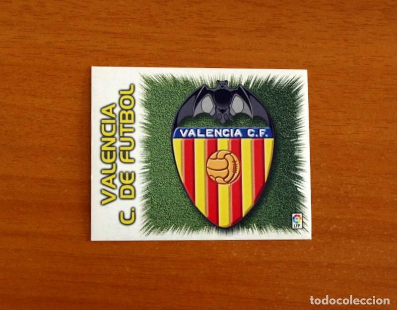 Cromos de Futebol: Valencia - Escudo - Ediciones Este Liga 1999-2000, 99-00 - Nunca pegado