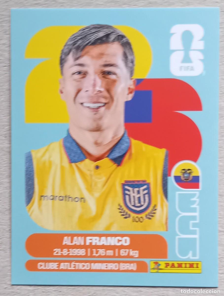 Cromos de f&uacute;tbol: Figurina Panini 2026 Cromo World Cup Usa Mundial 2026 Alan Franco Ecuador n ECU 10