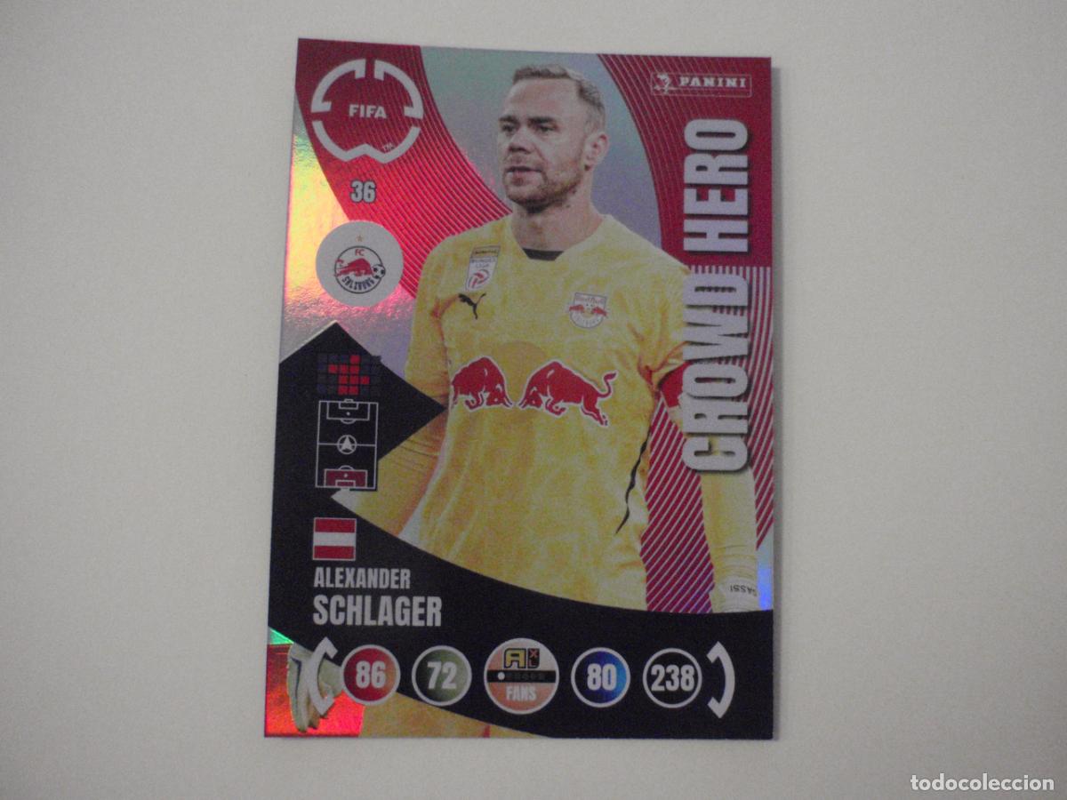 Cromos de f&uacute;tbol: 36 SCHLAGER CROWD HERO. Trading Card ADRENALYN CLUB WORLD CUP 2025 PANINI. Mundial de Clubes 25