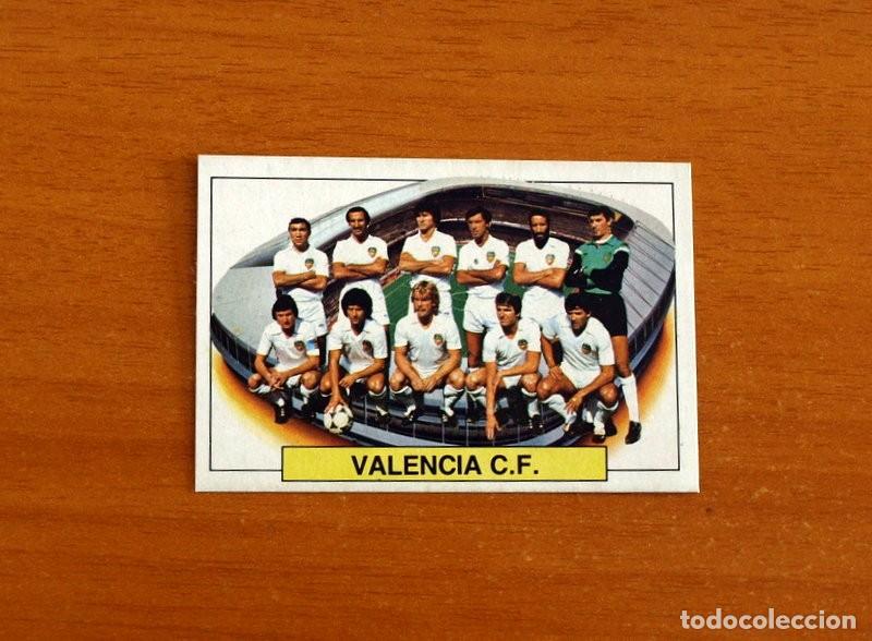 Cromos de f&uacute;tbol: Valencia - Equipo Alineaci&oacute;n - Ediciones Este Liga 1983-1984, 83-84 - Nunca pegado