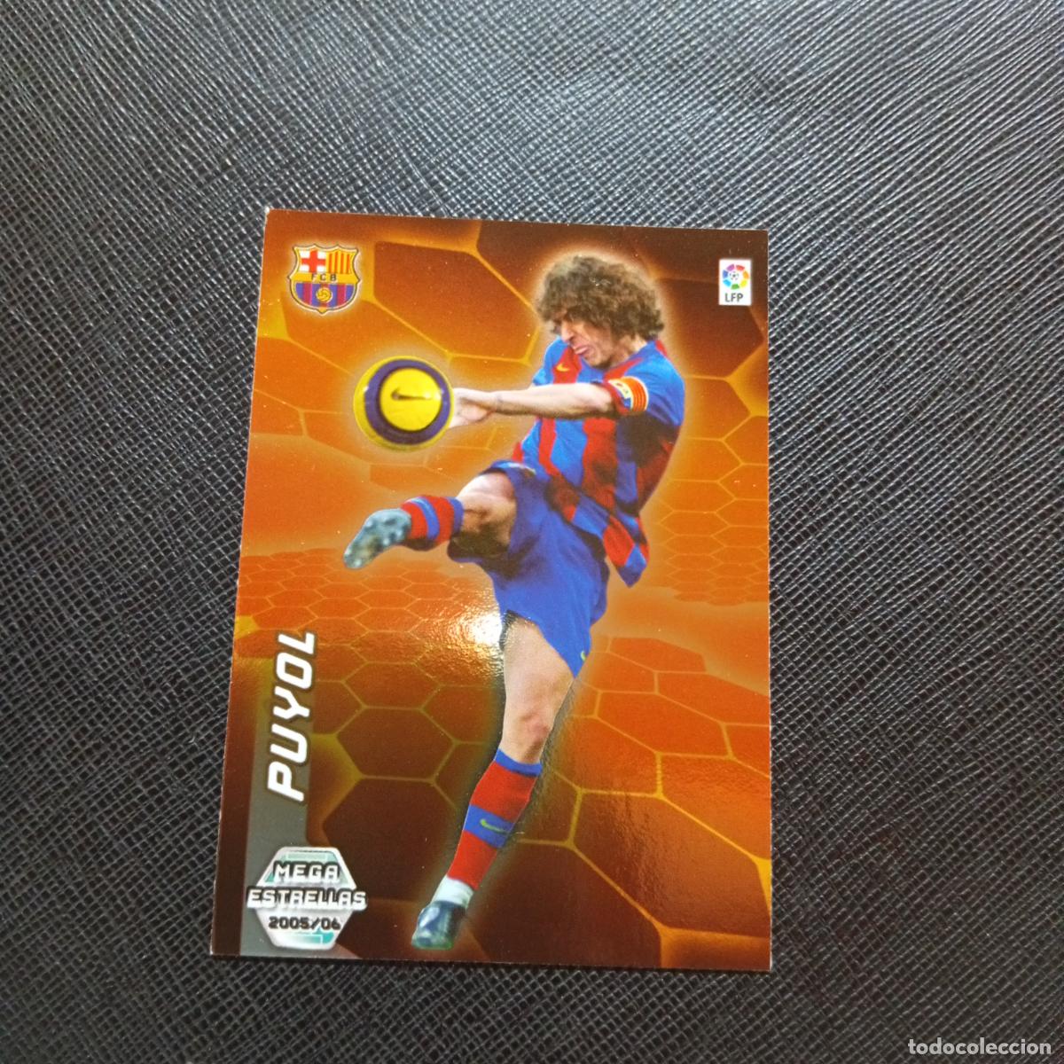 Cromos de f&uacute;tbol: 366 PUYOL BARCELONA PANINI MEGACRACKS 05 06 CROMO FUTBOL 2005 2006 - A213 PG388
