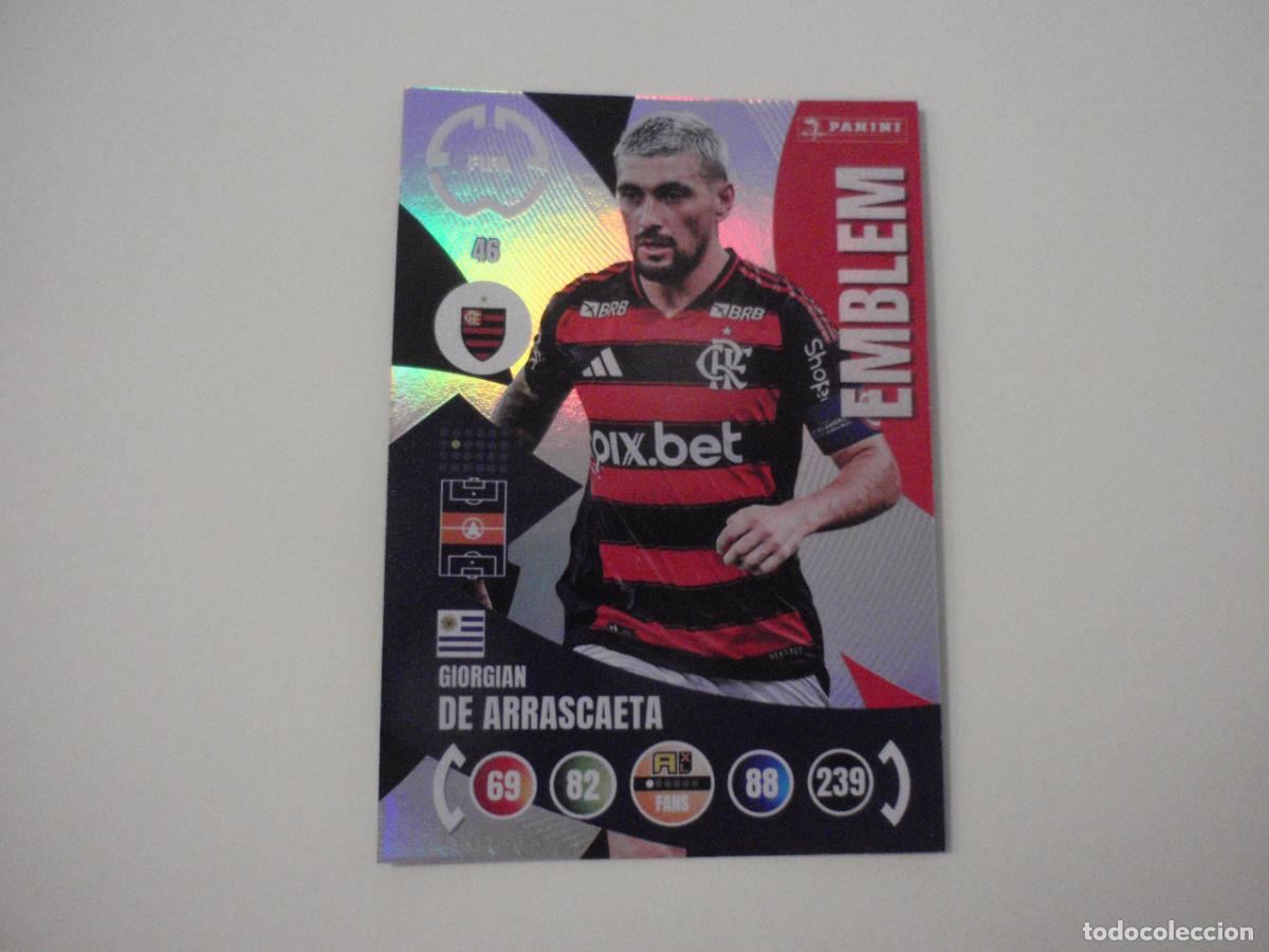 Cromos de f&uacute;tbol: 46 DE ARRASCARRETA EMBLEM. Trading Card ADRENALYN CLUB WORLD CUP 2025 PANINI. Mundial de Clubes 25
