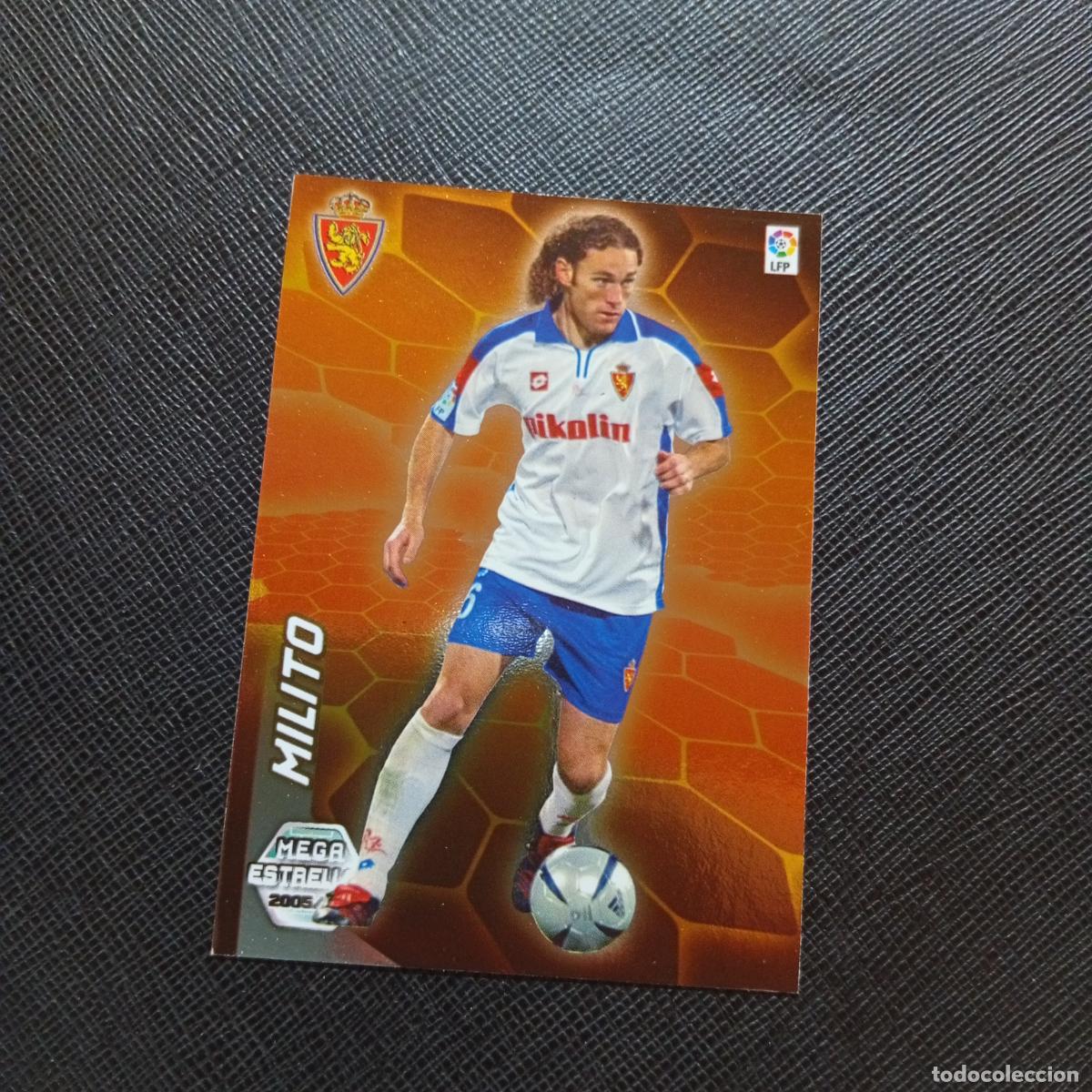 Cromos de f&uacute;tbol: 367 MILITO ZARAGOZA PANINI MEGACRACKS 05 06 CROMO FUTBOL 2005 2006 - A213 PG388