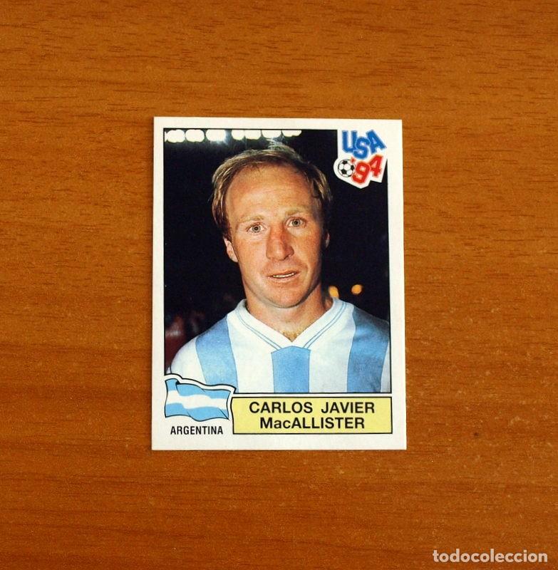 Cromos de f&uacute;tbol: Argentina - N&ordm; 250 Carlos Javier MacAllister - Usa 94 - Panini 1994 - Nunca pegado
