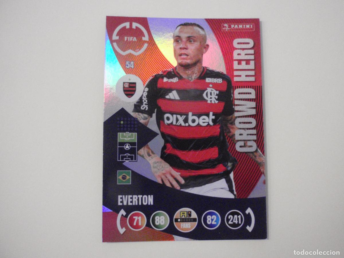 Cromos de f&uacute;tbol: 54 EVERTON CROWD HERO. Trading Card ADRENALYN CLUB WORLD CUP 2025 PANINI. Mundial de Clubes 25