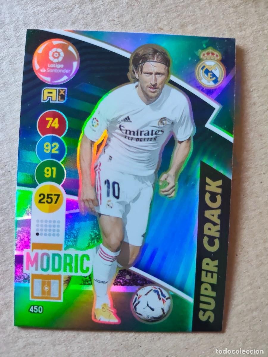 Cromos de f&uacute;tbol: Modric. Supercrack. Adrenalyn