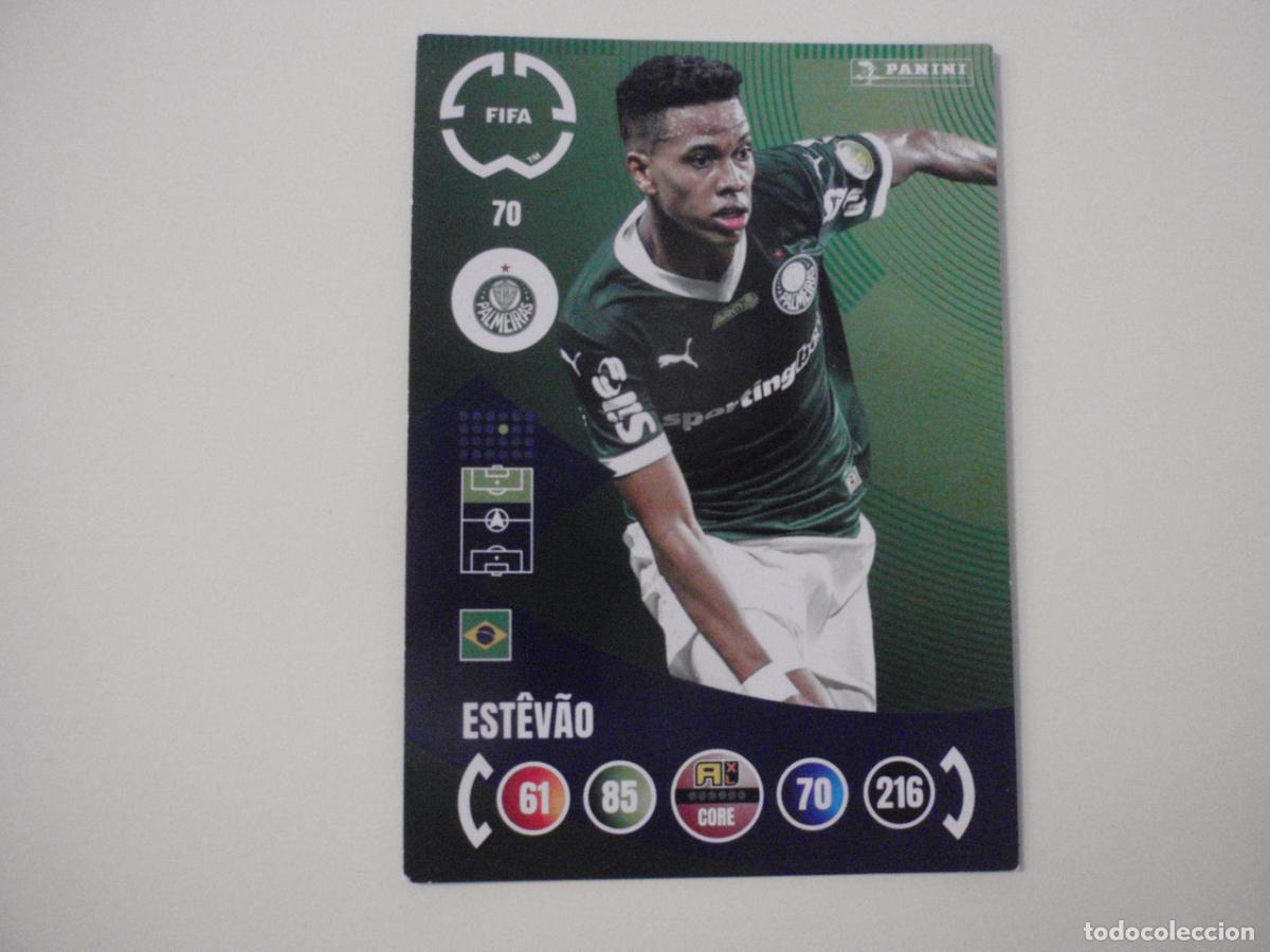 Cromos de f&uacute;tbol: 70 ESTEVAO Palmeiras. Trading Card ADRENALYN CLUB WORLD CUP 2025 PANINI. Mundial de Clubes 25