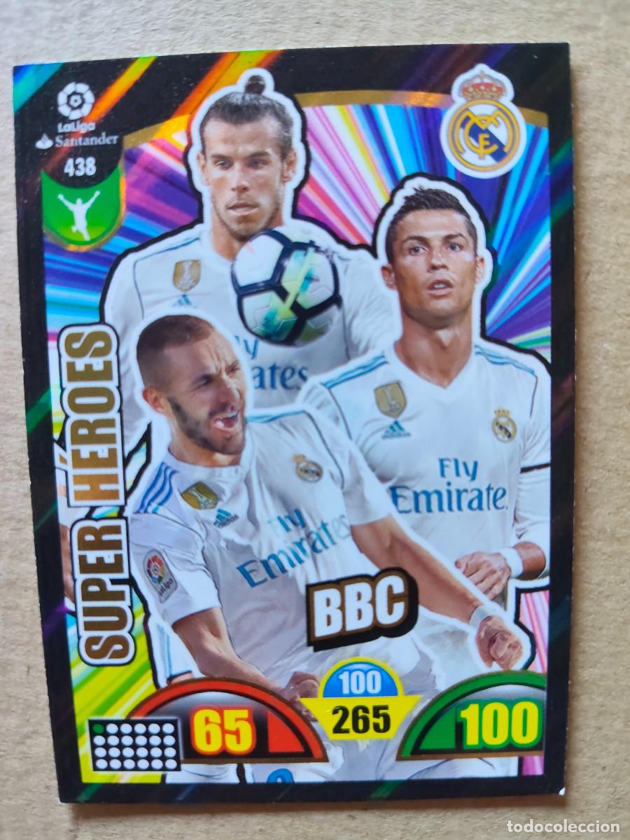 Cromos de f&uacute;tbol: Adrenalyn super h&eacute;roes bbc